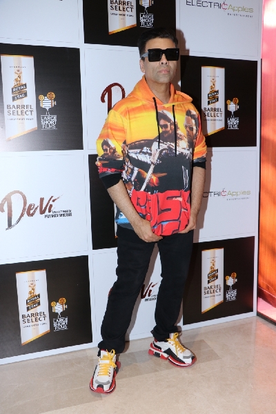 Mumbai: Filmmaker Karan Johar at the screening of the upcoming short film "Devi" in Mumbai on March 2, 2020. (Photo: IANS)