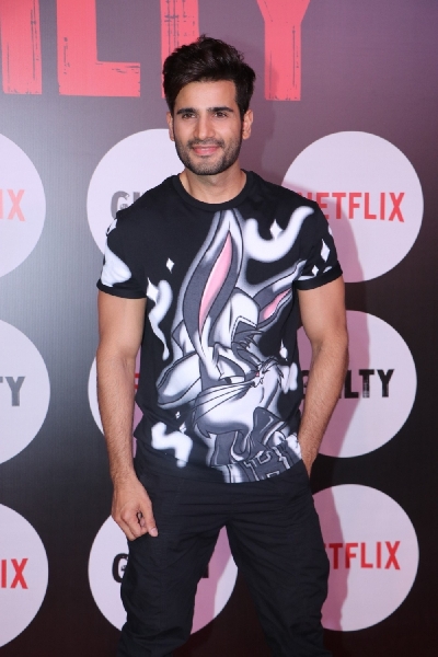 Mumbai: Actor Karan Tacker at the screening of the upcoming web film "Guilty" in Mumbai on March 4, 2020. (Photo: IANS)