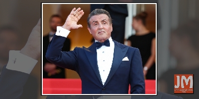 Sylvester Stallone enjoys a day on the beach with family