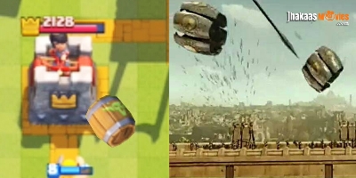 Bahubali 2 Ending Scene Inspired By Goblin Barrel Card Of Clash Royale