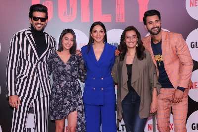 Mumbai: Actors Kiara Advani and Akansha Ranjan at the screening of their upcoming web film "Guilty" in Mumbai on March 4, 2020. (Photo: IANS)