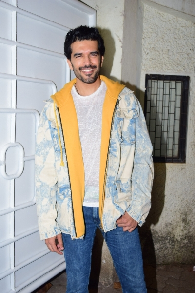 Mumbai: Actor Taher Shabbir arrives at the screening of his upcoming film "Guilty" in Mumbai on March 3, 2020. (Photo: IANS)