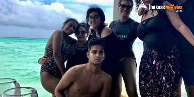 Kajol with daughter in Nysa