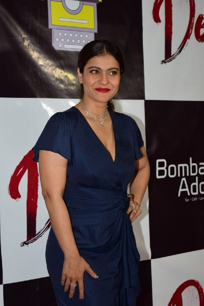Mumbai: Actress Kajol attend the success party of short film "Devi" in Mumbai on March 12, 2020. (Photo: IANS)