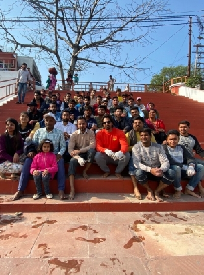 Harshvardhan Rane helps clean river Ganga in Uttarakhand.