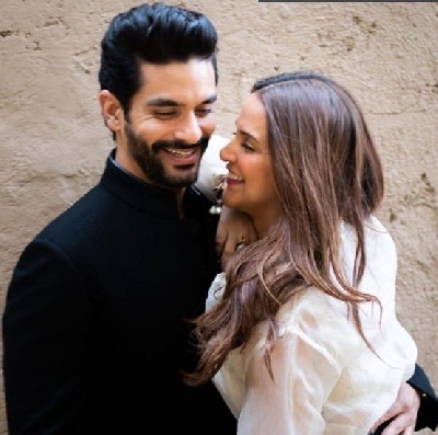 Actor Angad Bedi has come out in support of his actress-wife Neha Dhupia over her comments on  the youth based reality show "Roadies Revolution". Angad took to Instagram, where he shared a string of photographs of himself along with Neha and said that it was his "five girlfriends".