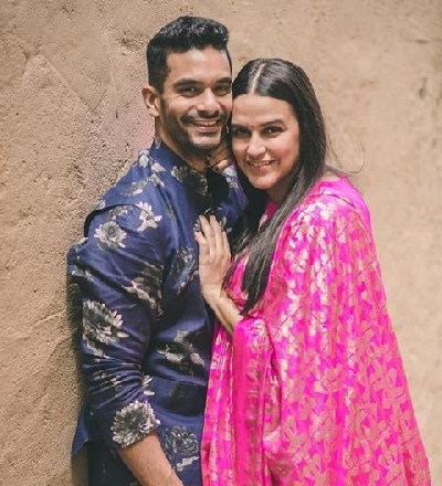 Actor Angad Bedi has come out in support of his actress-wife Neha Dhupia over her comments on  the youth based reality show "Roadies Revolution". Angad took to Instagram, where he shared a string of photographs of himself along with Neha and said that it was his "five girlfriends".