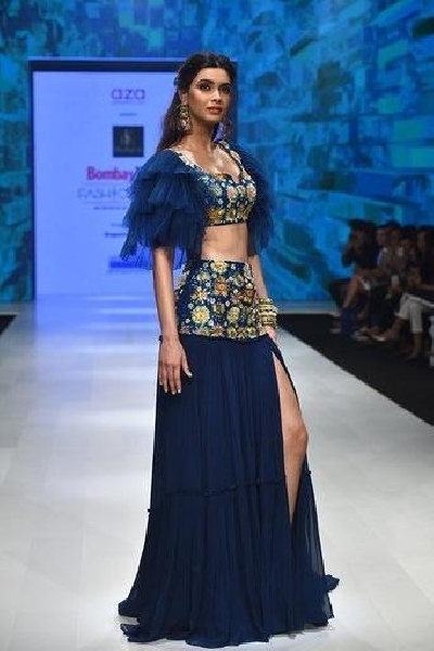 Mumbai: Actress Diana Penty walks the ramp for fashion label Aza on Day 3 of the Bombay Times Fashion Week, in Mumbai on March 15, 2020. (Photo: IANS)