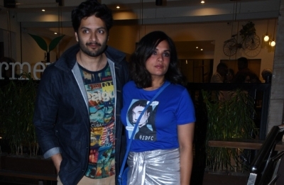 Mumbai: Actors Ali Fazal and Richa Chadha seen at Bandra in Mumbai on Jan 30, 2020. (Photo: IANS)