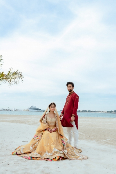 Sajal Ali and Ahad Raza Mir.