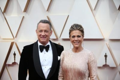 Hollywood star Tom Hanks and his wife Rita Wilson have returned to the US after spending more than two weeks in quarantine in Australia following their COVID-19 diagnosis