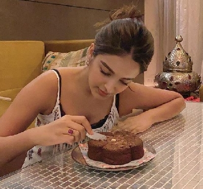 Nidhhi Agarwal turns baker.