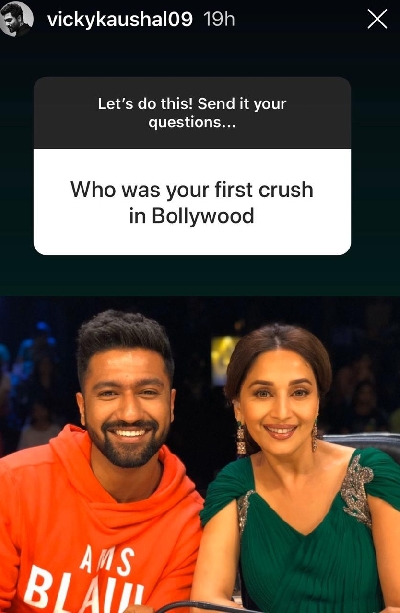 Vicky Kaushalâ€™s first crush was Madhuri Dixit.