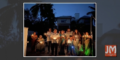 Allu Arjun participates in 9 pm, 9 min for India call