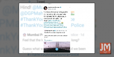 Bollywood thanks Mumbai Police for their service amid lockdown