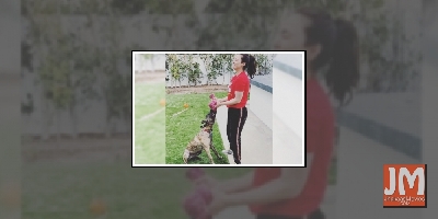 Lockdown diaries: Preity loves to work out with her pet dog