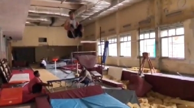 Tiger Shroff shares video of first double landing, fans are awestruck.