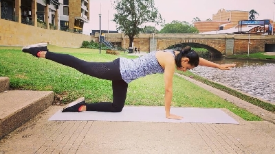 Stretch those back muscles.