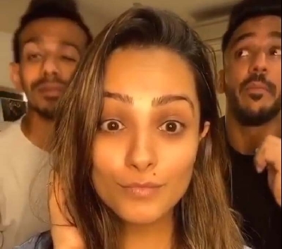 Yuzvendra Chahal sends b'day wishes to TV star Anita Hassanandani.