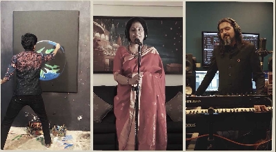 40 musicians from 6 nations regale fans in 190 cities for COVID-19 awareness.