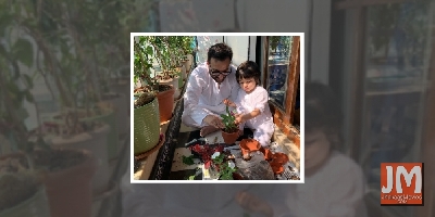 Lockdown diaries: Saif Ali Khan turns hairstylist for son Taimur