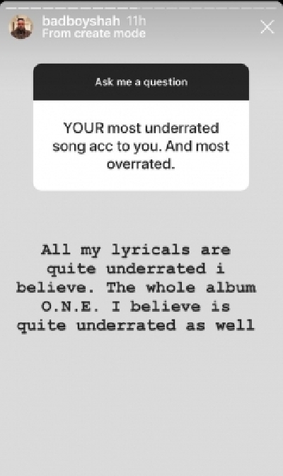 Badshah reveals the Bollywood actress he has a crush on.