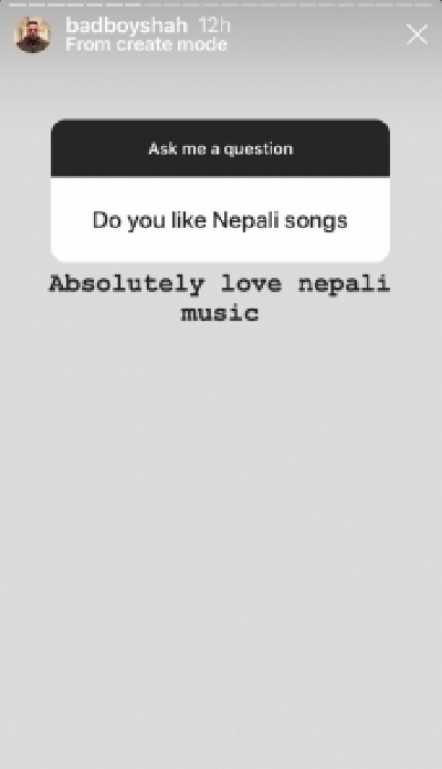 Badshah reveals the Bollywood actress he has a crush on.