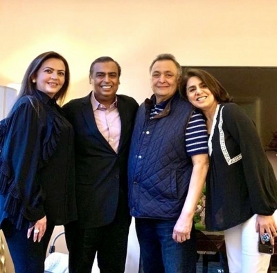 Neetu Kapoor expresses gratitude to Ambanis, calls them 