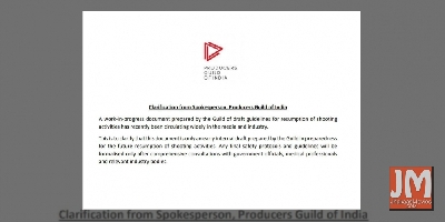 Producers Guild: Safety protocol for shooting yet to be formalised