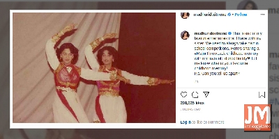 Madhuri Dixit shares throwback pic from school dance competition