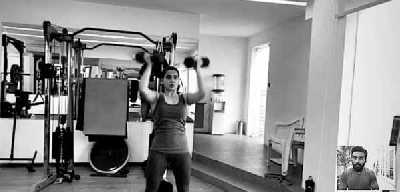 Lockdown diaries: Samantha Akkineni sweats it out at home.