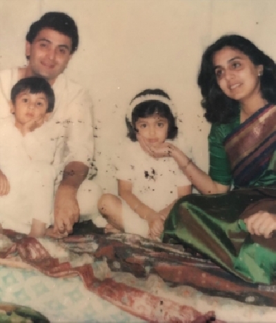 Throwback Thursday: Cute little Ranbir sits in Rishi Kapoor