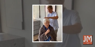 Ellen DeGeneres cuts mom's hair for 90th birthday