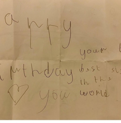 Suhana Khan gets cute birthday card from kid brother AbRam.