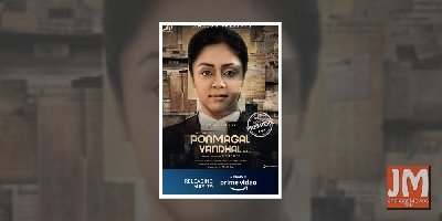 Jyotika glad to play strong female character in 'Ponmagal Vandhal'