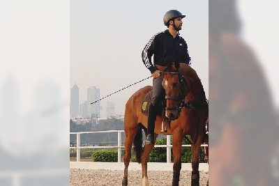 Vicky remembers his horse riding days in throwback photo,