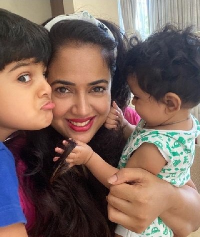 Actress Sameera Reddy.
