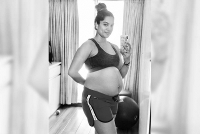 TV actress Shikha Singh Shah flaunts blooming baby bump.