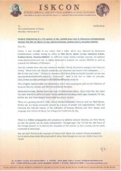 Comedian Surleen Kaur in soup over derogatory quips against ISKON, Hinduism.