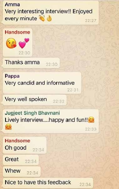 Deepika saves hubby Ranveer's name as 'handsome' on phone.