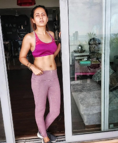 Sargun Mehta is missing her abs.