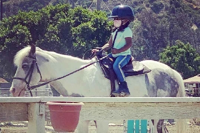 Sunny Leone is 'proud' of daughter's riding skills.