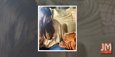 Alia Bhatt poses with Ranbir's pet dog