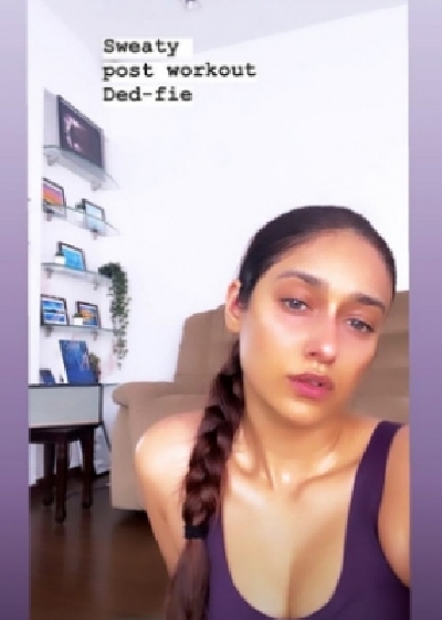 Ileana flaunts post-workout glow