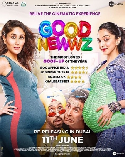 'Good Newwz', 'Dream Girl' to re-release in Dubai as theatres reopen.