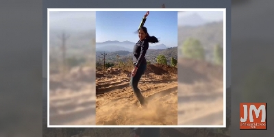 Genelia happily grooves to Baahubali dance song