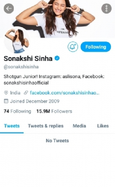 Sonakshi Sinha, Saqib Saleem quit Twitter citing negativity.
