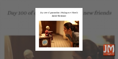 Kajol finds new friends at home