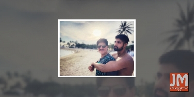 Tanuj Virwani goes trekking with his father in Lonavala