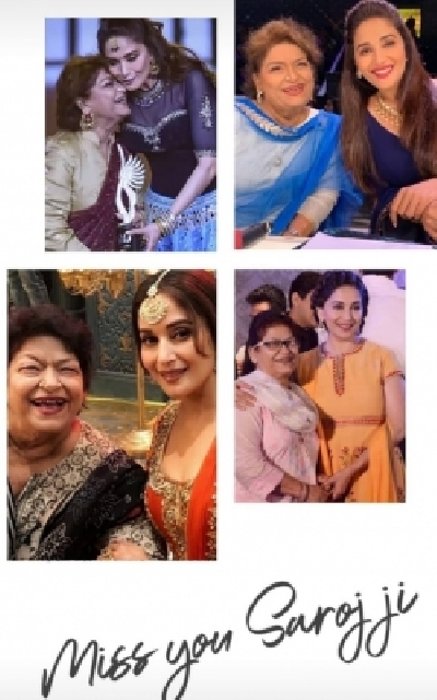 Madhuri Dixit on Saroj Khan